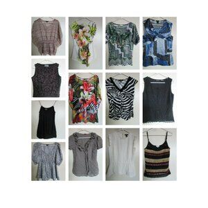13pc Set of Women's Small Tops All in Excellent Condition Nueva, H&M, Cartise +